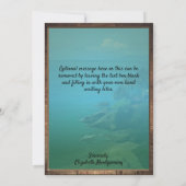 Beach Dream Dank u wel 0026 Bedankkaart (Achterkant)