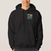 Beach Dreams Mannen mouwloze fleece rits hoodie (Voorkant)