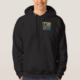 Beach Dreams Mannen mouwloze fleece rits hoodie