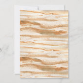 Beach Dried Tropical Desert Boho Vrijgezellenfeest Kaart (Achterkant)