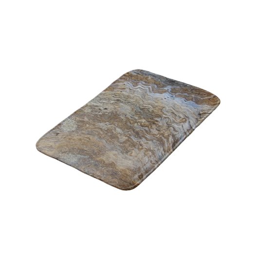 Beach Driftwood Pattern Woodgrain Coastal Badmat (Gekanteld)