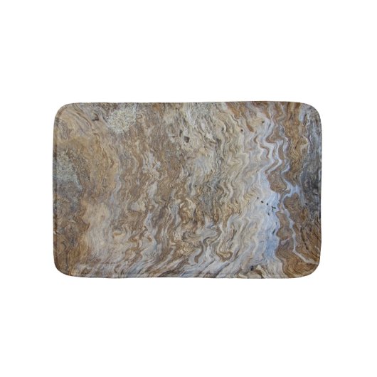 Beach Driftwood Pattern Woodgrain Coastal Badmat (Voorkant)