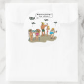 "Beach Droppings" Stickers (Tas)