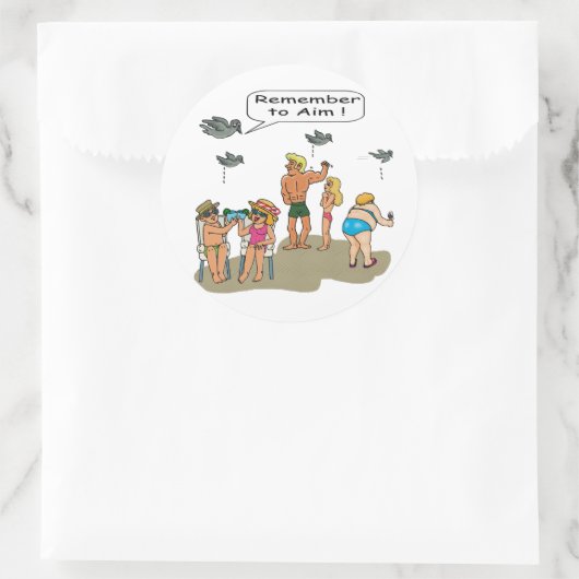 "Beach Droppings" Stickers (Tas)