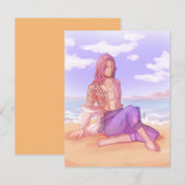 Beach dude  kaart (Voorkant / Achterkant)