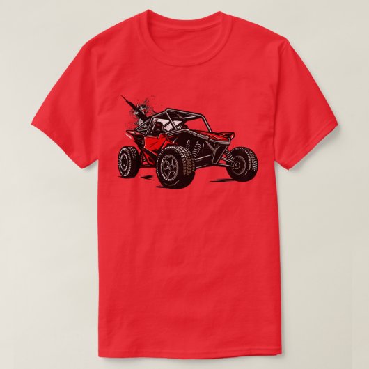 Beach Dune Buggy 4x4 Sand Railroad Sand Racing T-shirt (Design voorkant)