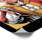 Beach Dune Buggy Clic Car Poster (Hoek)