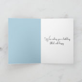 Beach Dune Grass Gelukkige Verjaardag Kaart (Binnen)