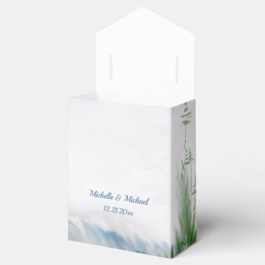 Beach Dune Romance Wedding Bedankdoosjes (Geopend)