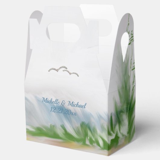 Beach Dune Romance Wedding Bedankdoosjes (Geopend)