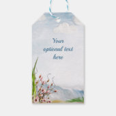 Beach Dune Romance Wedding Cadeaulabel (Achterkant)