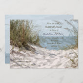 Beach Dunes Invitation Kaart (Voorkant / Achterkant)