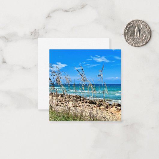 Beach Dunes mini notecard set Notitiekaartje (Voorkant / Achterkant in situ)