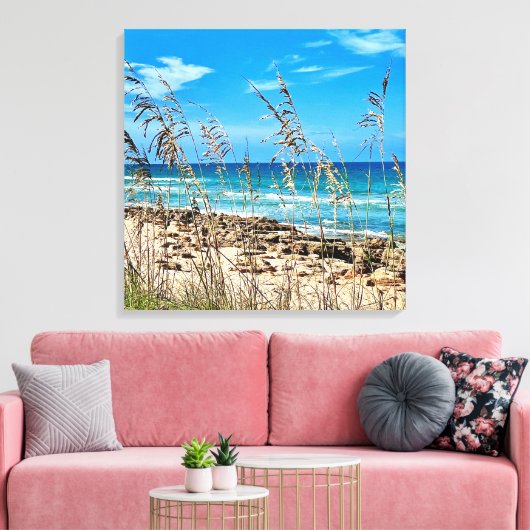 Beach Dunes Ocean Canvas (Insitu (Woonkamer))