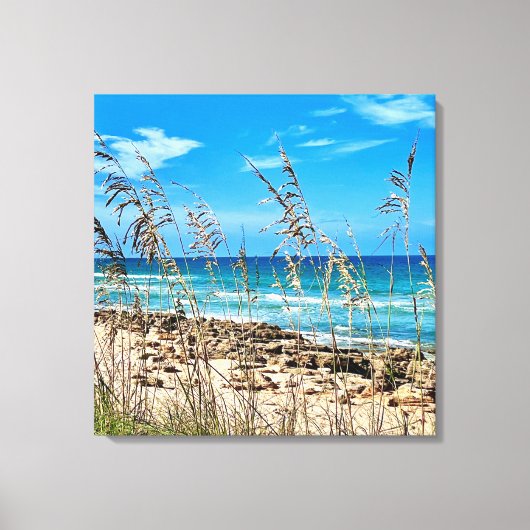 Beach Dunes Ocean Canvas (Voorkant)