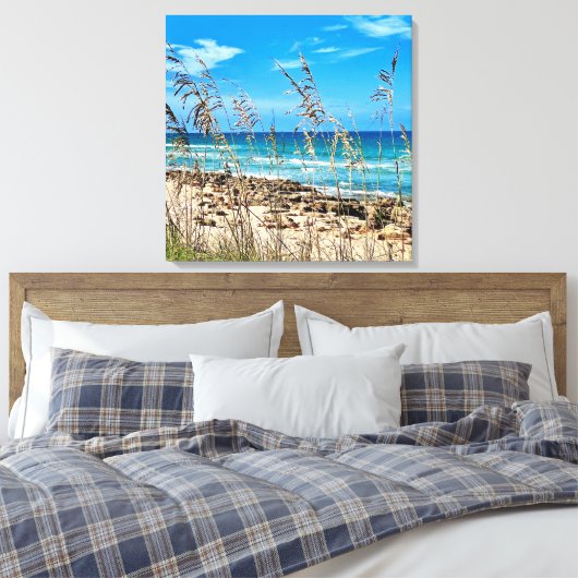Beach Dunes Ocean Canvas (Insitu (Slaapkamer))