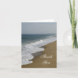 Beach en Ocean Dank u Bedankkaart