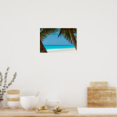 Beach en Palm Trees Poster (Keuken)