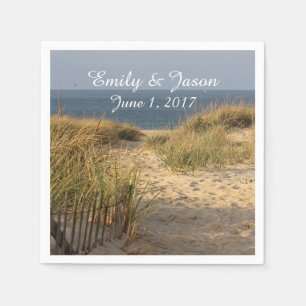 Beach en zandduinen servetten