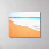 Beach en Zee foto Canvas Afdruk (Voorkant)