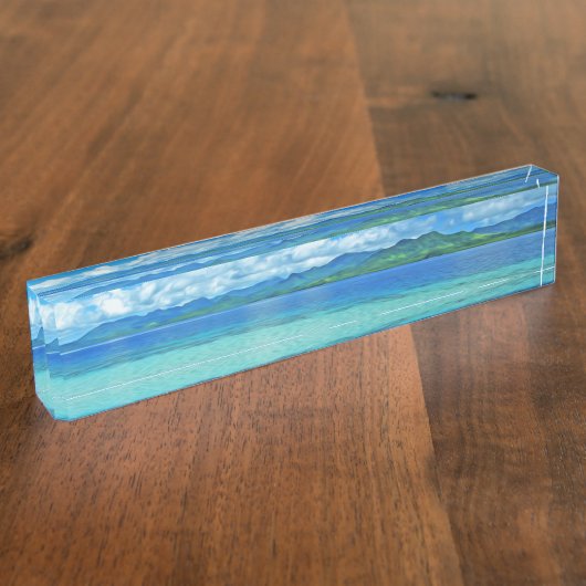 Beach en Zee Naambordje (Zijkant)