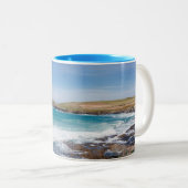 Beach |Engeland Tweekleurige Koffiemok (Voorkant rechts)