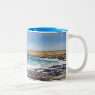 Beach  Engeland Tweekleurige Koffiemok
