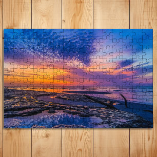 Beach Erosion Beaufort SC Beauful Sunrise Legpuzzel