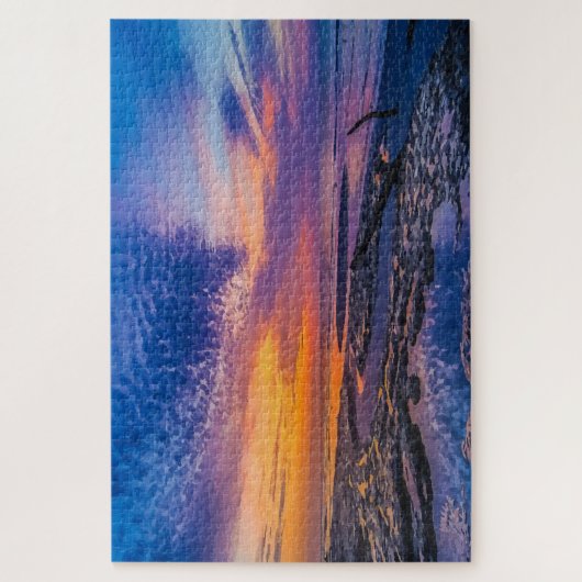 Beach Erosion Beaufort SC Beauful Sunrise Legpuzzel (Verticaal)