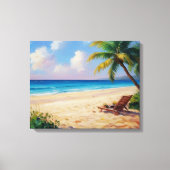 Beach Escape Canvas Afdruk (Voorkant)