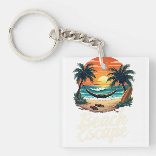 Beach Escape Sleutelhanger (voorkant)
