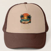 Beach Escape Trucker Hat Trucker Pet (Voorkant)