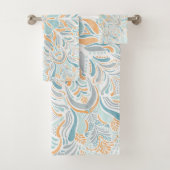 Beach Escape Waterverf Mandala Bad Handdoek (Insitu)