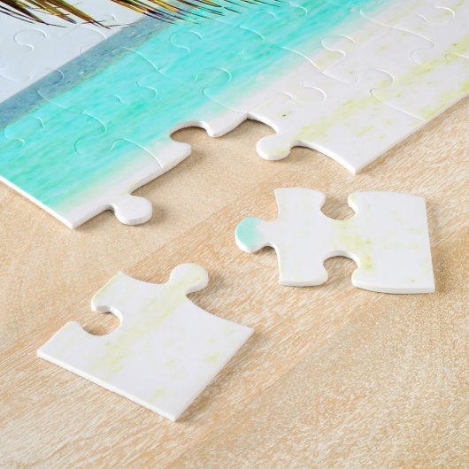 Beach - exotisch legpuzzel (Zijkant)