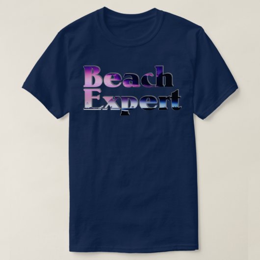 Beach Expert T-shirt (Design voorkant)