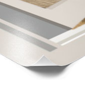 Beach Fake Window Home Kantoor Wandinrichting Foto Afdruk (Hoek)