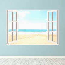Beach Fake Window Home Kantoor Wandinrichting