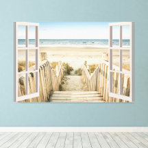 Beach Fake Window Home Kantoor Wandinrichting