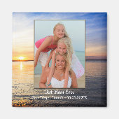 Beach Family Best mam Photo Magnet (Voorkant)
