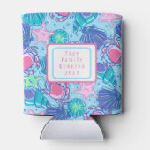 Beach Family Reunion Coastal Shell Crab Blikjeskoeler (Achterkant)