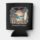 Beach Family Reunion Custom Cruise Summer Vacking Blikjeskoeler (Voorkant)