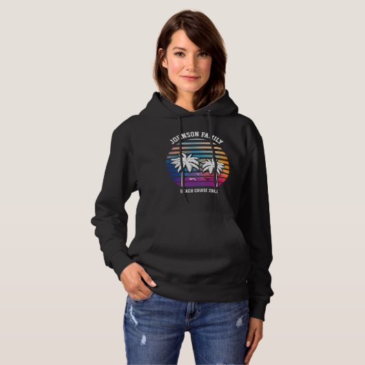 Beach Family Reunion Custom Cruise Summer Vacking Hoodie (Voorkant volledig)