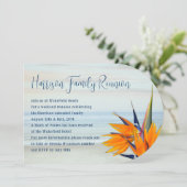 Beach Family Reunion Paradijsvogel Kaart (Staand voorkant)