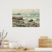  Beach feest |  zeegezicht Poster (Keuken)