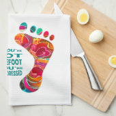 Beach Feet Towel Barefoot Batik Theedoek (Quarter Fold)