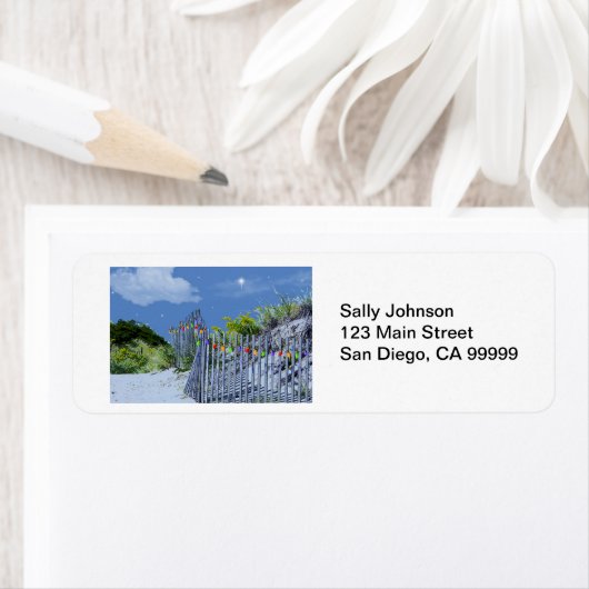 Beach Fence & Dunes Etiket (Insitu)