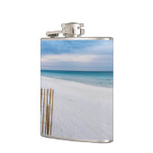 Beach Fence Morning Destin Florida Flask Heupfles (Links)