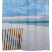 Beach Fence Ochtend Destin Florida Douche Gordijn (Voorkant)