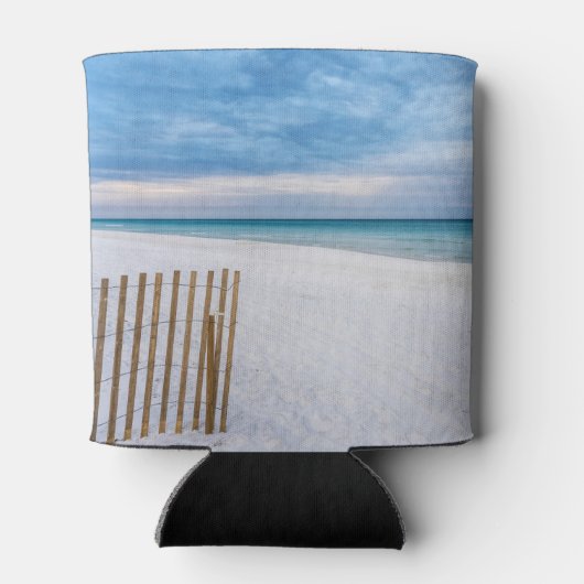 Beach Fence Ochtend Destin Florida Koelbox Blikjeskoeler (Achterkant)