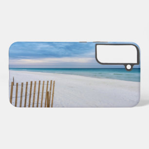 Beach Fence Ochtend Destin Florida Samsung Hoesje Samsung Galaxy Hoesje